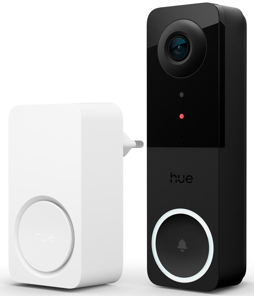 Videozvonček Philips Hue Wired Bundle čierny/biely