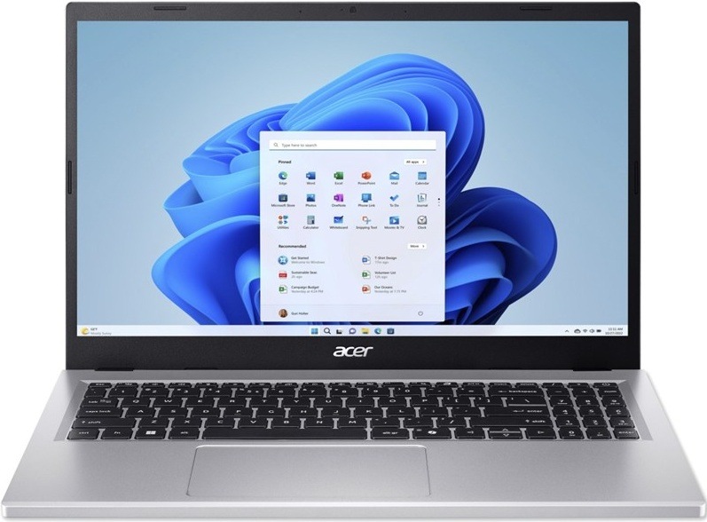 Notebook Acer Aspire Go 15 (AG15-72P-52PR), strieborná farba