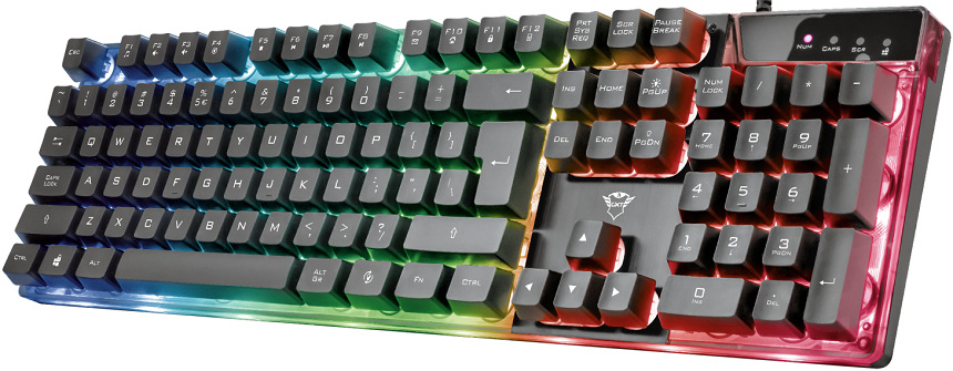 Klávesnica s myšou Trust GXT 838 Azor Gaming Combo, CZ/SK čierna Trust GXT 838 Azor Gaming Combo