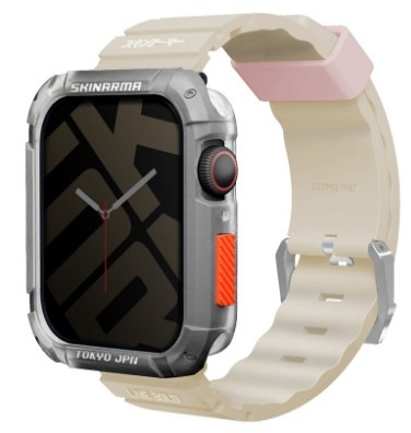 Remienok Skinarma Shokku na Apple Watch 45/44/42 mm béžový