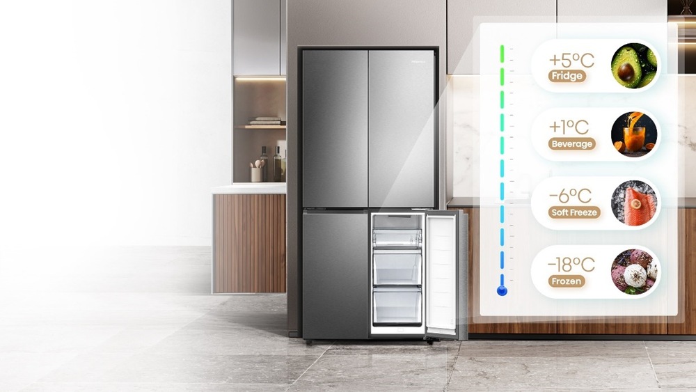 Americká chladnička Hisense RQ5P470SAIE nerez Americká chladnička Hisense RQ5P470SAIE nerez