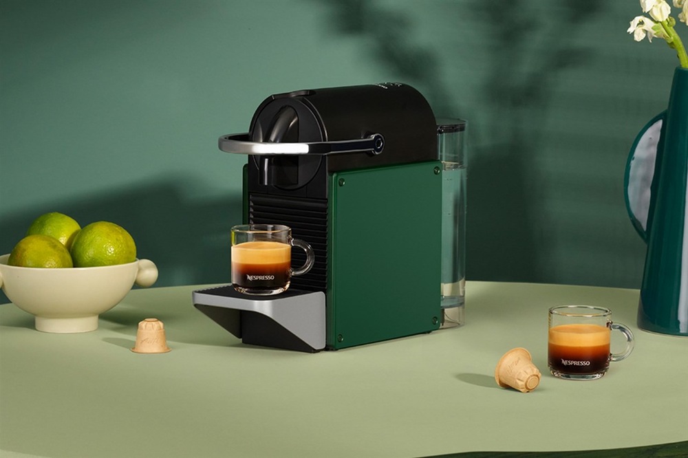 Kapsulový kávovar Krups Nespresso Pixie XN306310 zelený Kapsulový kávovar Krups Nespresso Pixie XN306310 zelený