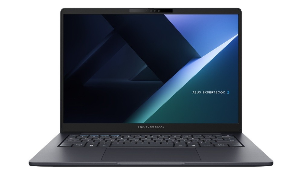 Notebook Asus ExpertBook B5 sivý Otvorený a zapnutý notebook Asus ExpertBook B5