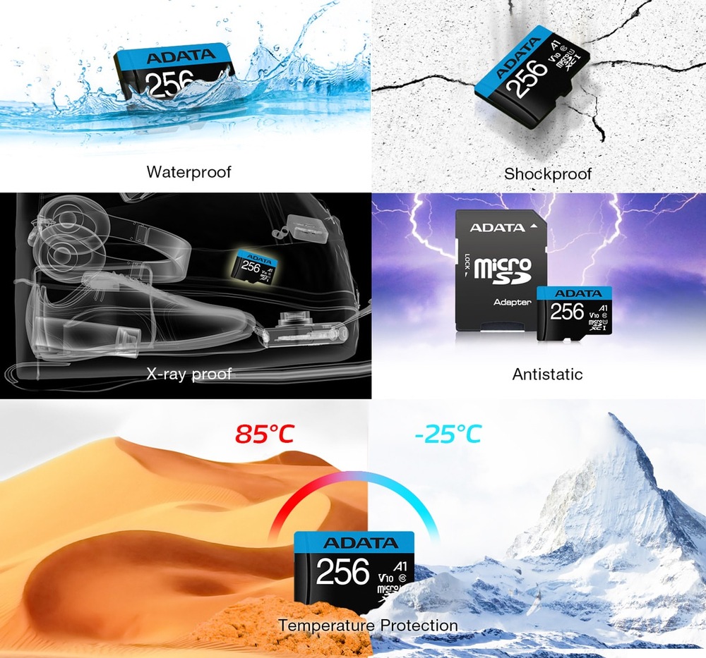 Pamäťová karta ADATA Premier MicroSDHC 32GB UHS-I (85R/20W) + adaptér Pamäťová karta ADATA Premier MicroSDHC 32GB UHS-I (85R/20W) + adaptér