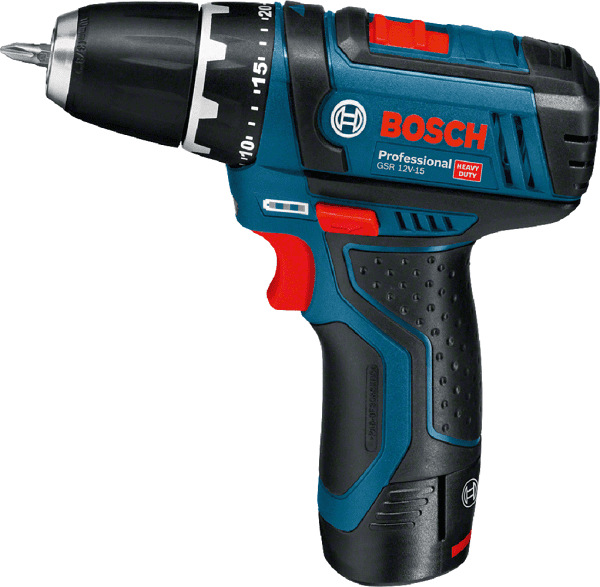 Aku skrutkovač Bosch Professional GSR 12V-15 (s batériou)