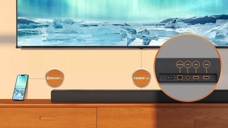 Soundbar Hisense HS3100 čierny