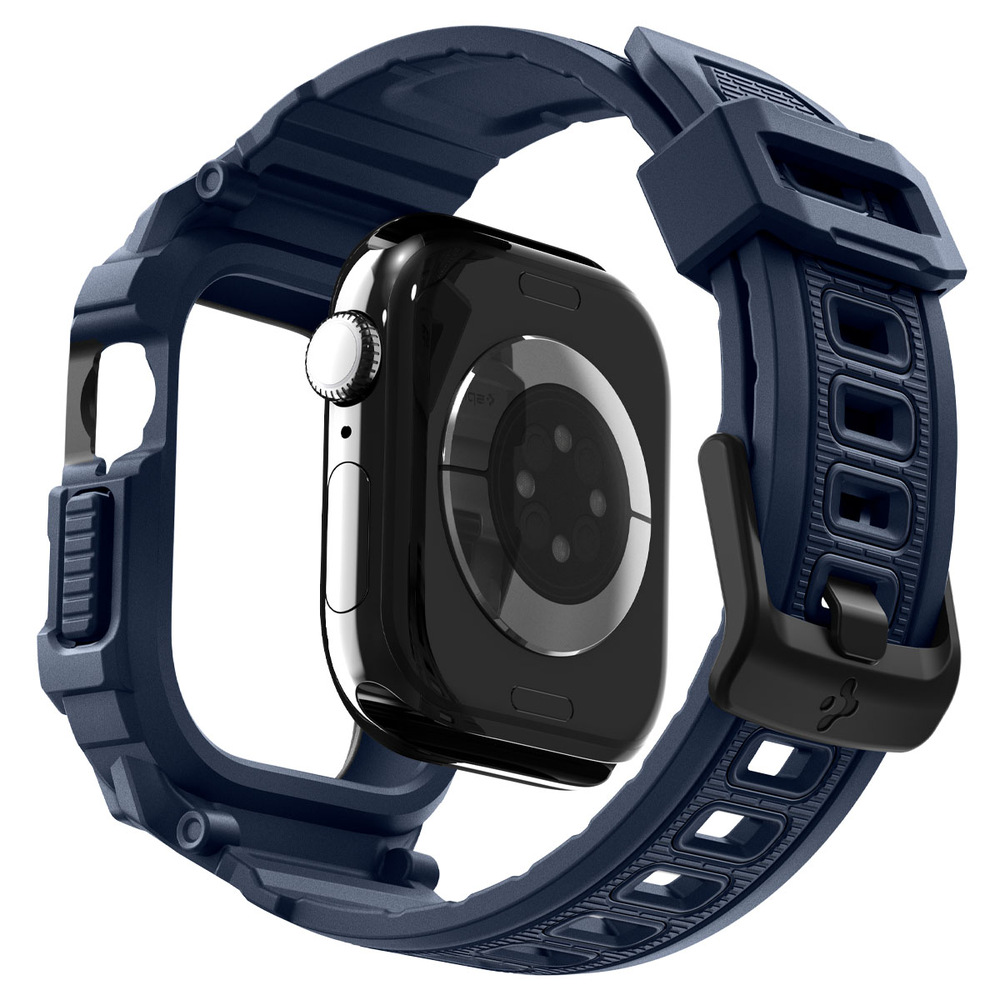 Remienok Spigen Rugged Armor 2 Pro na Apple Watch 42mm - tmavo modrá