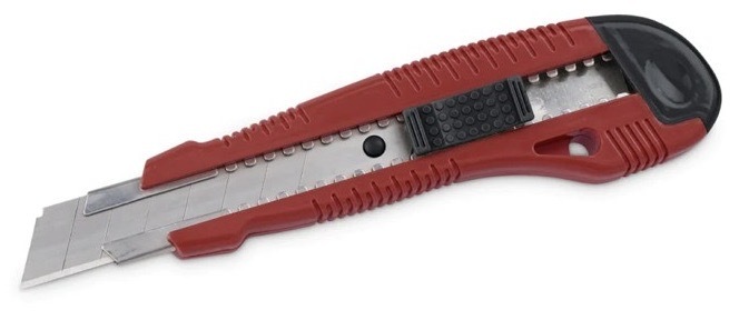 Planžetový nôž Kreator s dĺžkou 100 mm, automatický zámok