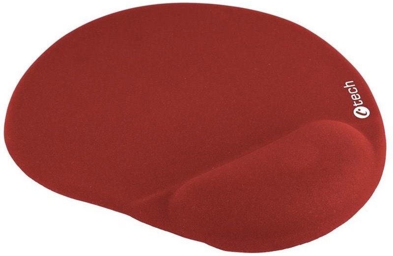 Podložka pod myš C-Tech MPG-03, 24×22 cm červená