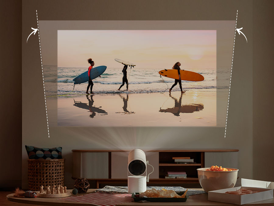 Projektor Samsung The Freestyle SP-LFF3CLA 2.gen. biely Projektor Samsung The Freestyle SP-LFF3CLA 2.gen. biely