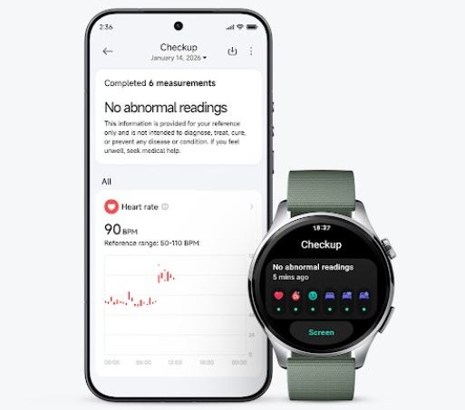 Smartphone a Inteligentné hodinky Xiaomi Watch 5″ width=