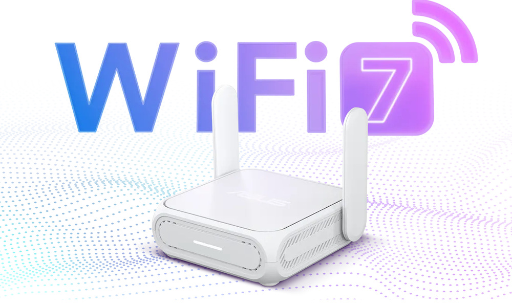 Router Asus RT-BE58 GO, WiFi 7, AiMesh biely Asus RT-BE58 GO ponúka špičkové pripojenie vďaka Wi-Fi 7″ width=