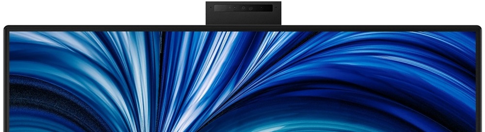 Monitor Philips 24B2U3301H/00 čierny Detail obrazovky 24B2U3301H/00 s webkamerou, mikrofónom a stereo reproduktormi