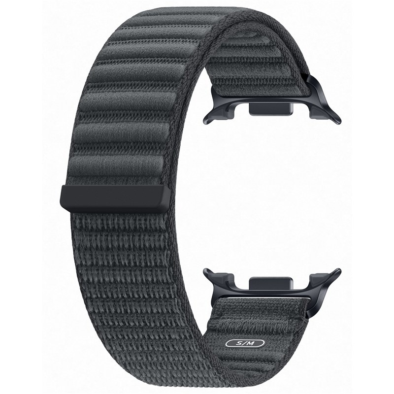 Řemínek Samsung Mobile Látkový (velikost S/M) Galaxy Watch9 černý