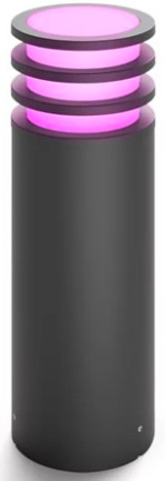 Vonkajšie svietidlo Philips Lucca Hue pedestal 1× A60 WCA v stojanovom prevedení