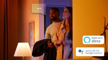 Stolná lampa Philips Hue Bloom, White and Color Ambiance čierna Philips Hue Bloom ovládání hlasem