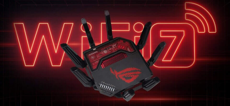 Router Asus ROG Rapture GT-BE19000 čierny