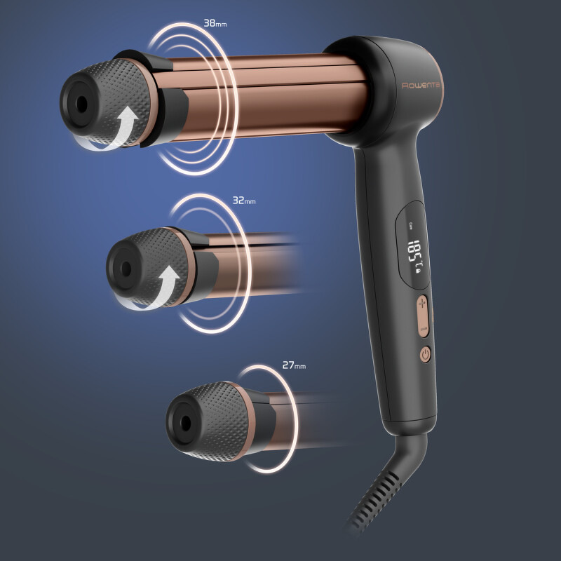 Kulma Rowenta CF4620E0 Twist Curl čierna Kulma Rowenta CF4620E0 Twist Curl čierna