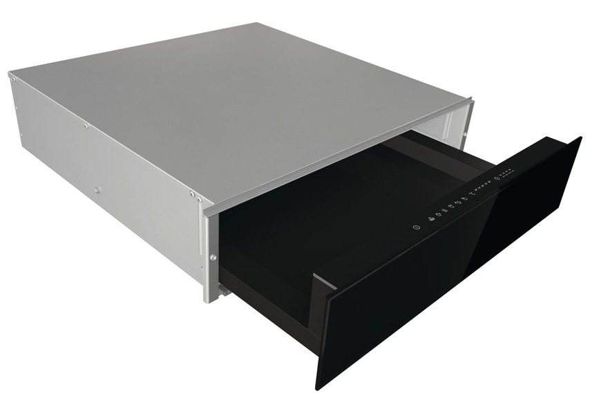 Ohrevná zásuvka Gorenje WD1410BG v čiernom prevedení má pootvorenú zásuvku