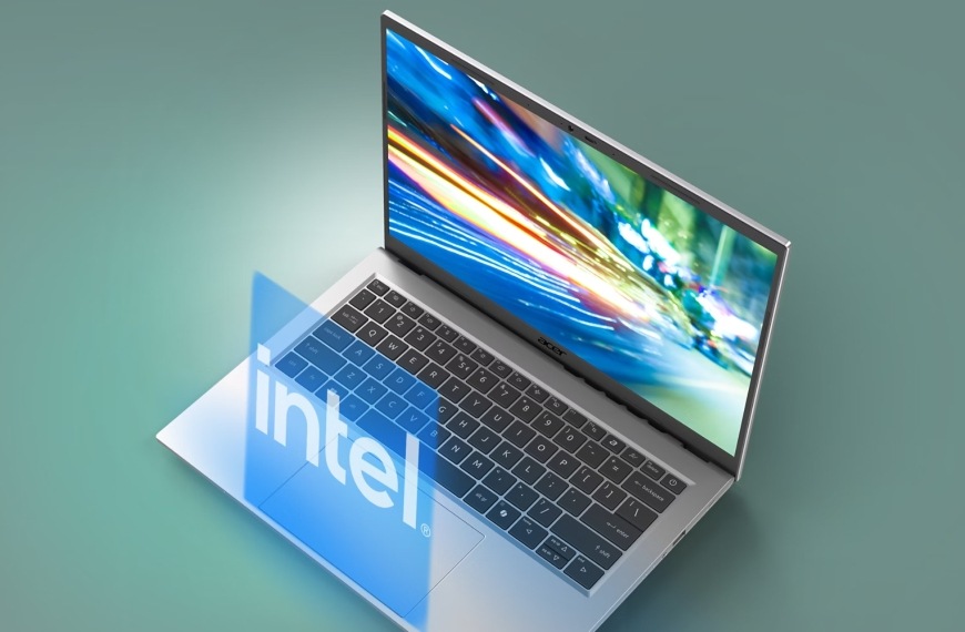 Notebook Acer Aspire Go 15 (AG15-72P-54G8) modrý Notebook Acer Aspire Go 15 s logom procesora Intel