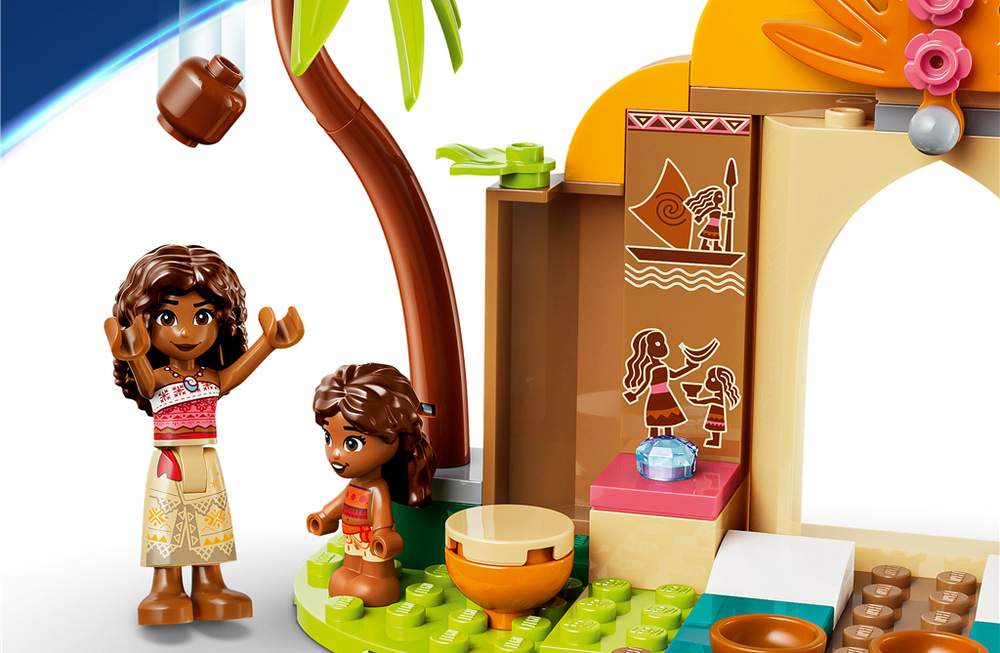Stavebnica LEGO® │ Disney 43282 Vidiecky dom a čln 85 kociek LEGO a začiatočnícke dieliky uľahčujú deťom od štyroch rokov stavanie a vytváranie vlastného rozprávkového sveta.