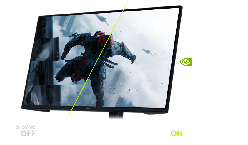 Herný monitor IIYAMA G-Master GB2791QSU-B1 čierny IIYAMA G-Master GB2791QSU-B1 podporuje technológiu NVIDIA G-Sync Compatible