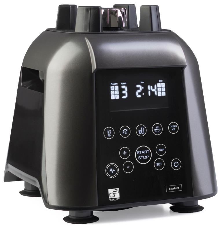 Stolný mixér G21 Perfection Graphite Black Snadné ovládání