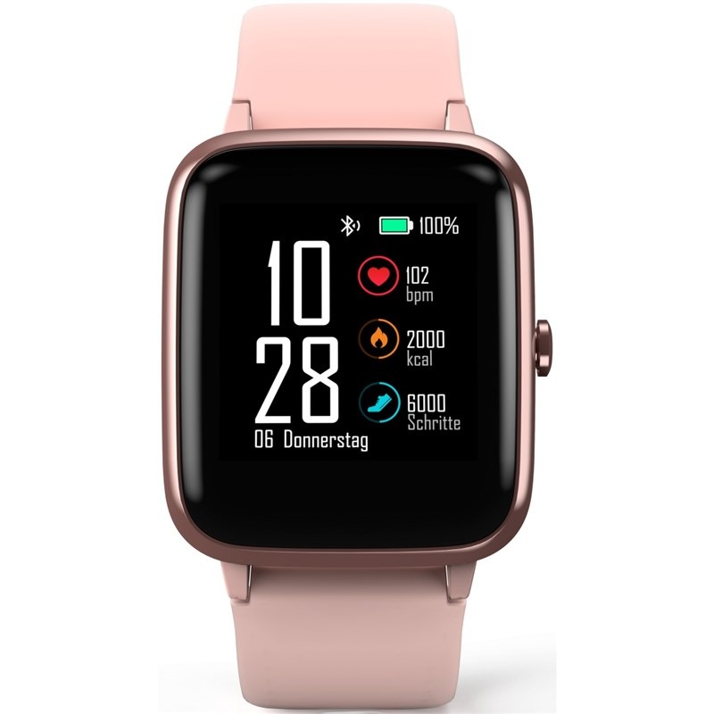 Inteligentné hodinky Hama Fit Watch 5910 ružové/zlaté