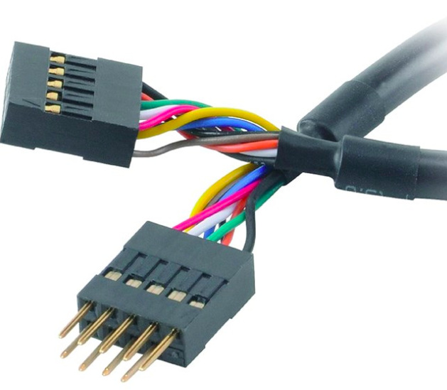 AKASA kábel predĺženia interného USB portu, 40cm