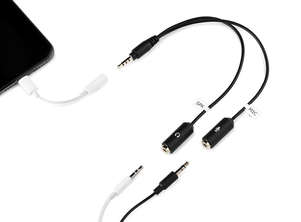 Kábel JOBY Wavo 3.5mm Cable Splitter čierny Kábel JOBY Wavo 3.5mm Cable Splitter čierny