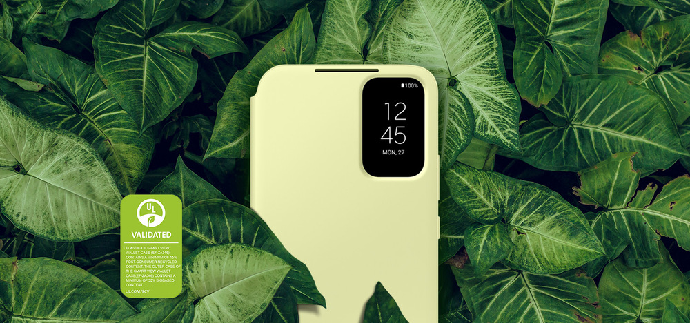 Puzdro na mobil flipové Samsung Smart View na Samsung Galaxy A34 žlté Puzdro na mobil flipové Samsung Smart View na Samsung Galaxy A34 žlté