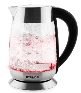 Rýchlovarná kanvica Hyundai VK792, sklo/nerez