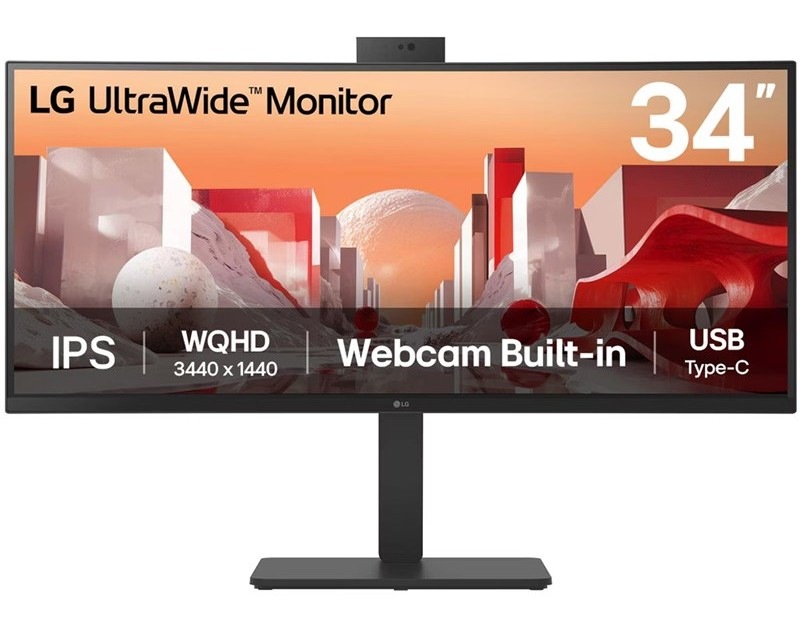 Monitor LG UltraWide 34BA85QE-B čierny