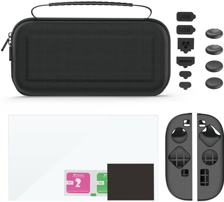 Súprava iPega SW2125 9v1 Sport Pack - Nintendo Switch 2 - čierna