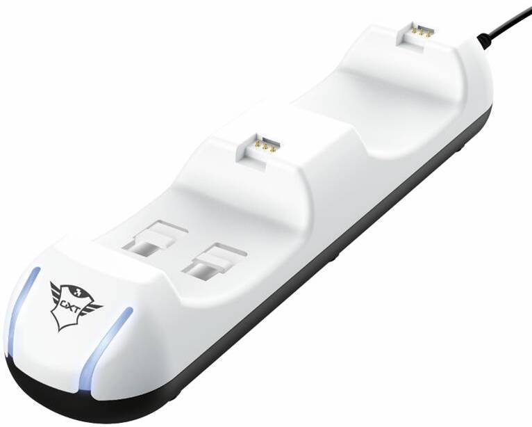 Dokovacia stanica Trust GXT 251 Duo Charging Dock pro PS5 biela