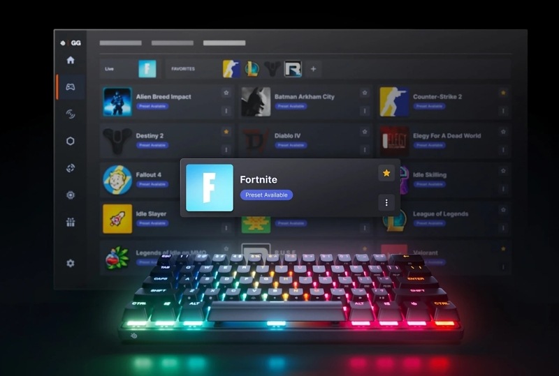 Klávesnica SteelSeries Apex Pro Mini WL US čierna