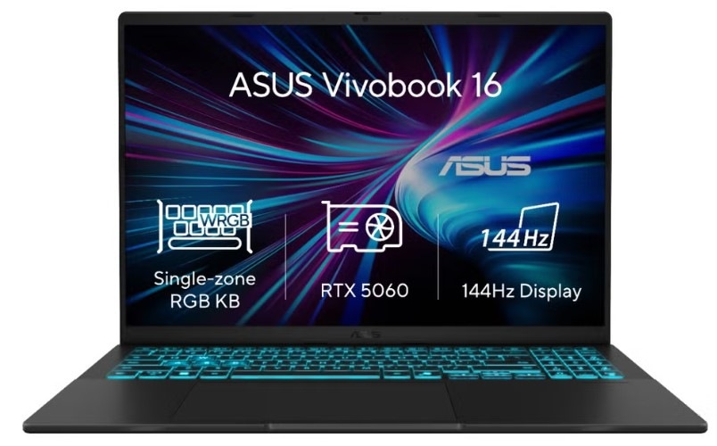 Notebook Asus V16 čierny Notebook Asus V16 (V3607VM-RP014)