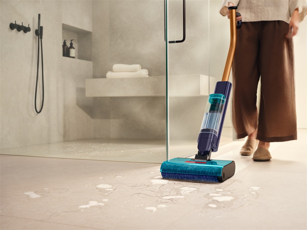Čistič tvrdých podláh Dyson Clean+Wash Hygiene fialová