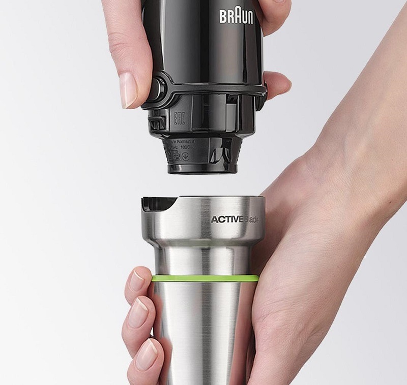 Ponorný mixér Braun MultiQuick 9 MQ9195XLI čierny/nerez