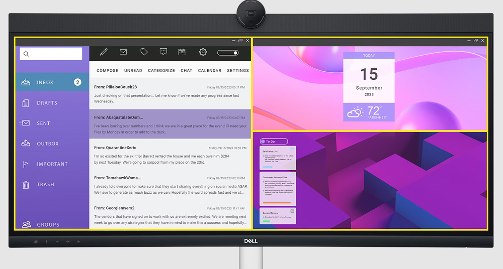 Monitor Dell P3424WEB čierny/strieborný Monitor Dell P3424WEB čierny/strieborný