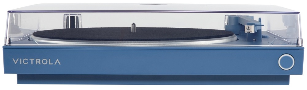 Gramofón Victrola VPT-800 Automatic modrý Gramofón Victrola VPT-800 so zatvoreným krytom