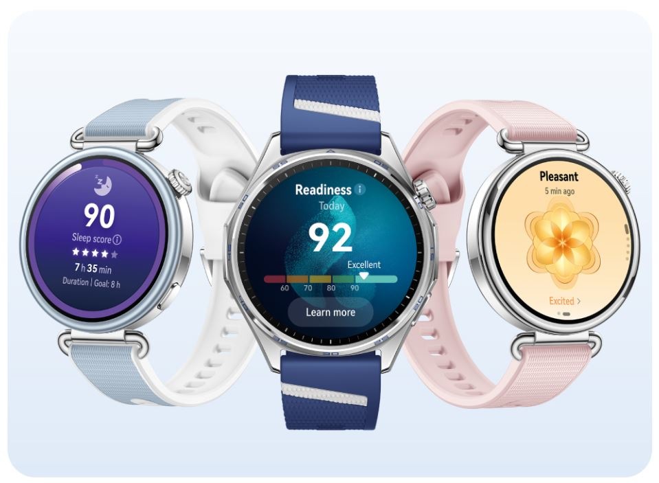 Inteligentné hodinky Huawei Watch GT 7 41 mm modré Chytré hodinky Huawei Watch GT 7 v niekoľkých farebných variantoch so zobrazenými zdravotnými údajmi