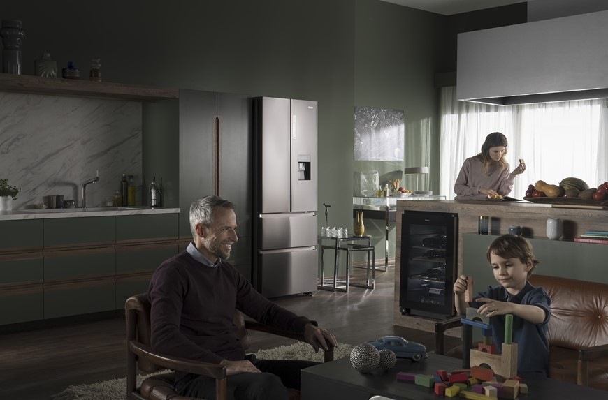 Vínotéka Haier WS30GA čierna