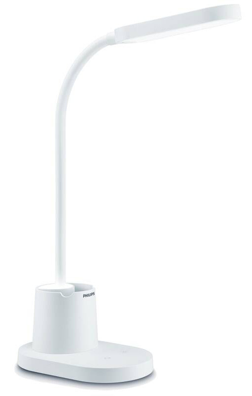 Stolná lampa Philips Bucket biela