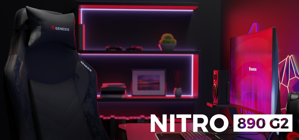 Herná stolička Genesis NITRO 890 G2 čierna Genesis NITRO 890 G2
