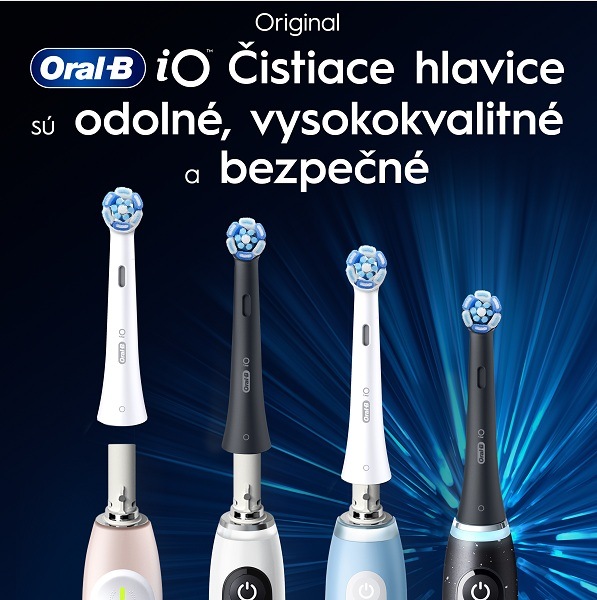 Náhradné hlavice Oral-B iO Ultimate Clean Black (4 ks) čierna Náhradné hlavice Oral-B iO Ultimate Clean Black (4 ks) čierna