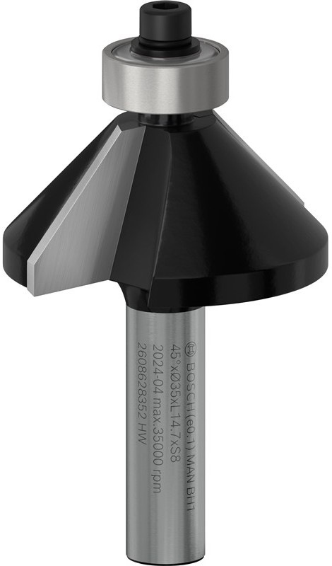 Fazetovacia fréza Bosch PRO 2.608.628.352 s uhlom skosenia 45°