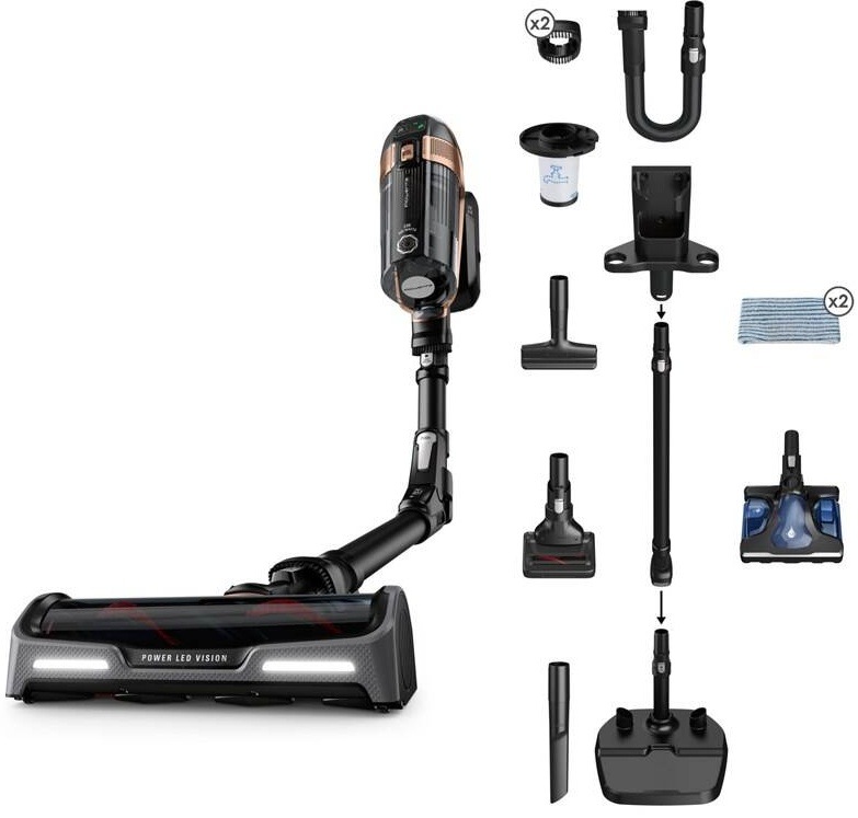 Tyčový vysávač Rowenta RH99G1WO X-Force Flex 15.60 Auto Aqua 4 v 1, 230 AW