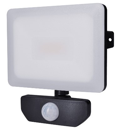 Reflektor Solight Quick, 20 W,  pohybový senzor čierny