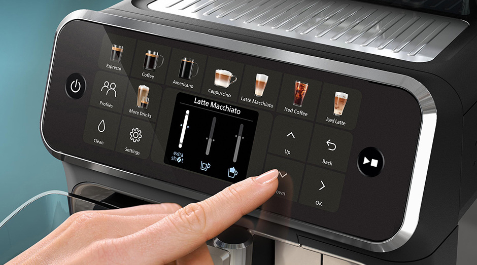 Automatický kávovar Philips Series 5500 LatteGo EP5547/90 čierny/chróm